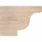 Ekena Millwork Newport Smooth Rafter Tail, Douglas Fir, 5 1/2"W x 12"H x 16"L RFT06X12X16NEW00SDF - alternate 4